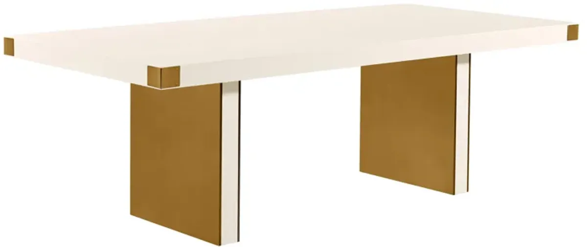 Selena Cream Ash Dining Table