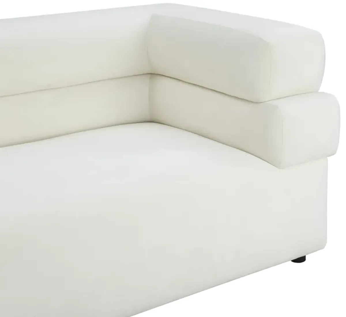 Elsa Cream Velvet Sofa