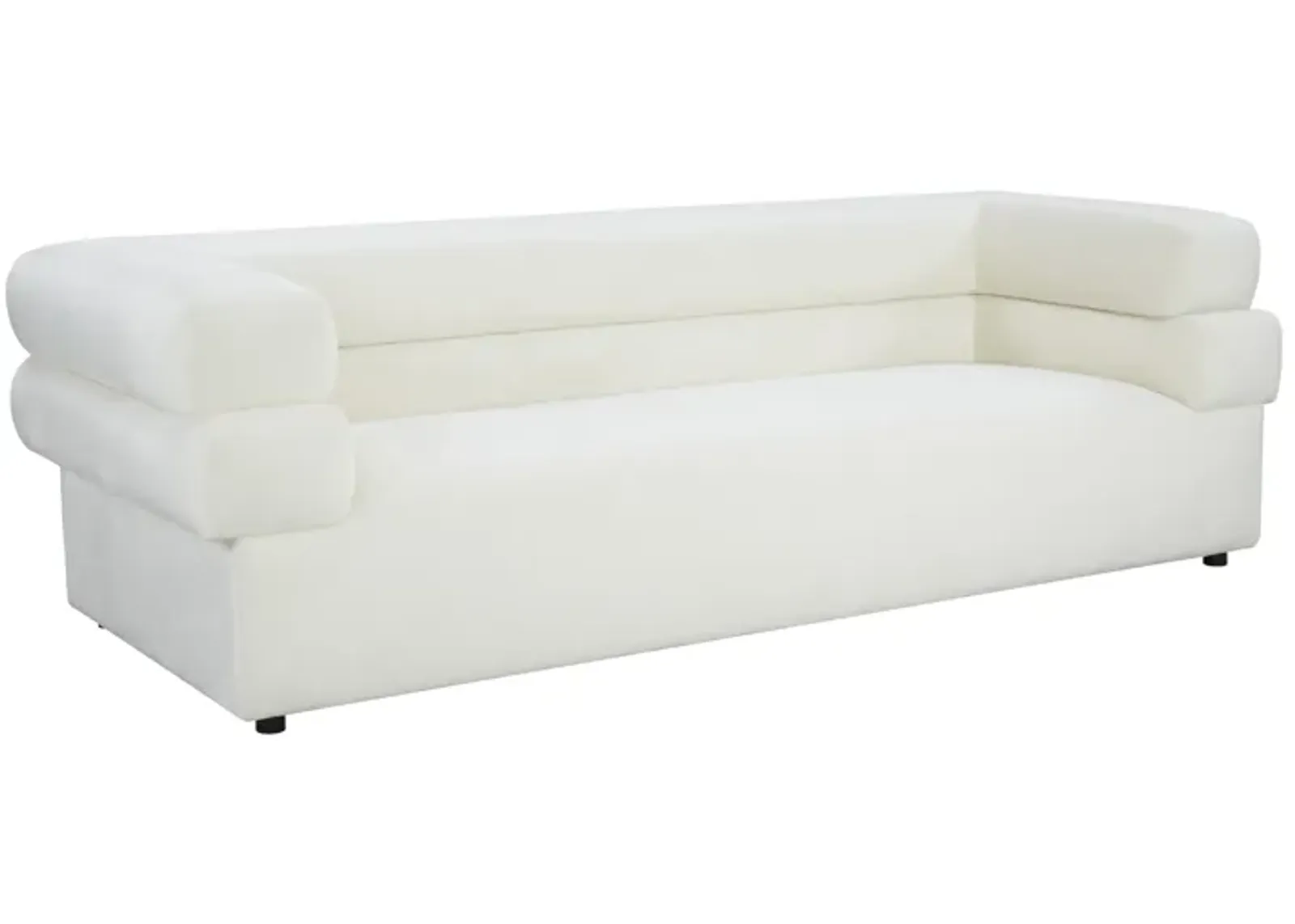 Elsa Cream Velvet Sofa