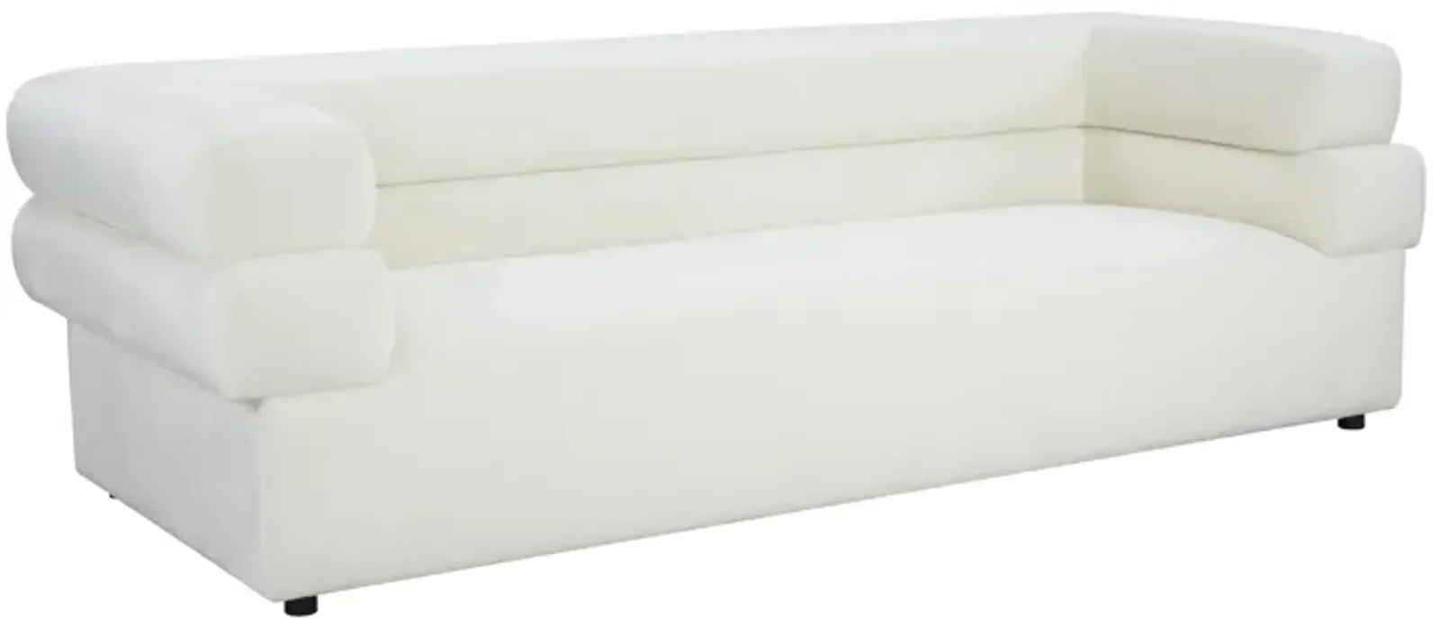 Elsa Cream Velvet Sofa