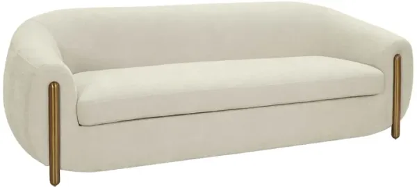 Lina Grey Textured Linen Sofa
