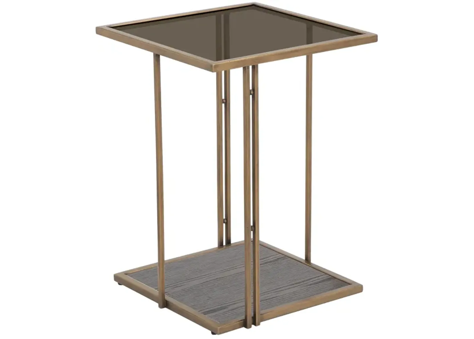 Emma Brown Ash & Glass Side Table