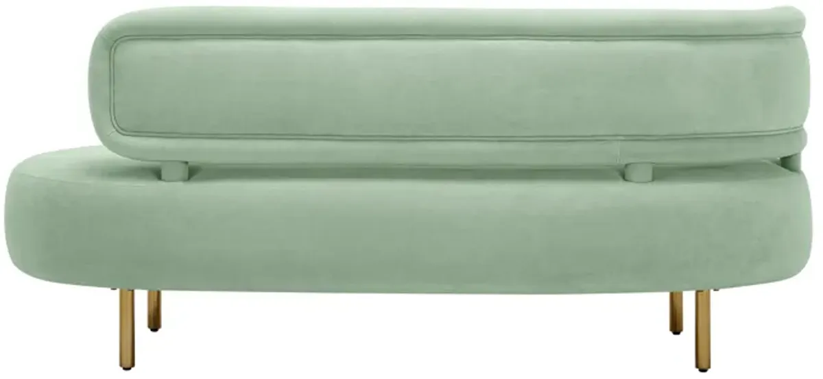 Tischa Mint Green Velvet Sofa