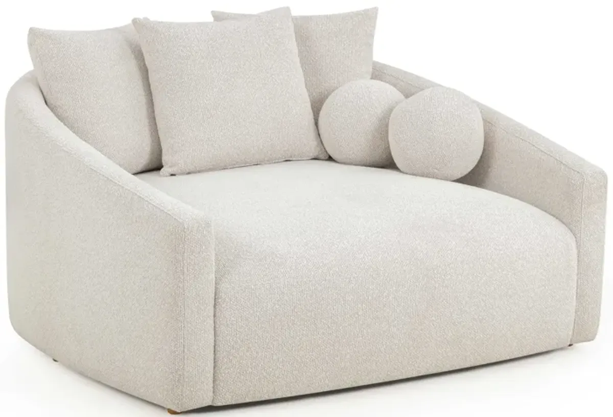 Hanim Cream Boucle Daybed