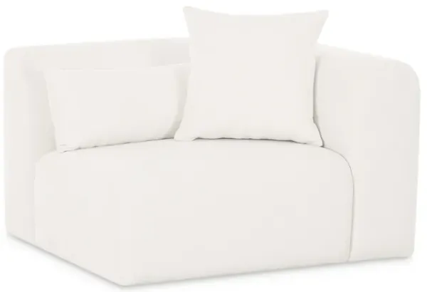 Tarra Cream Chenille Modular RAF Corner Chair