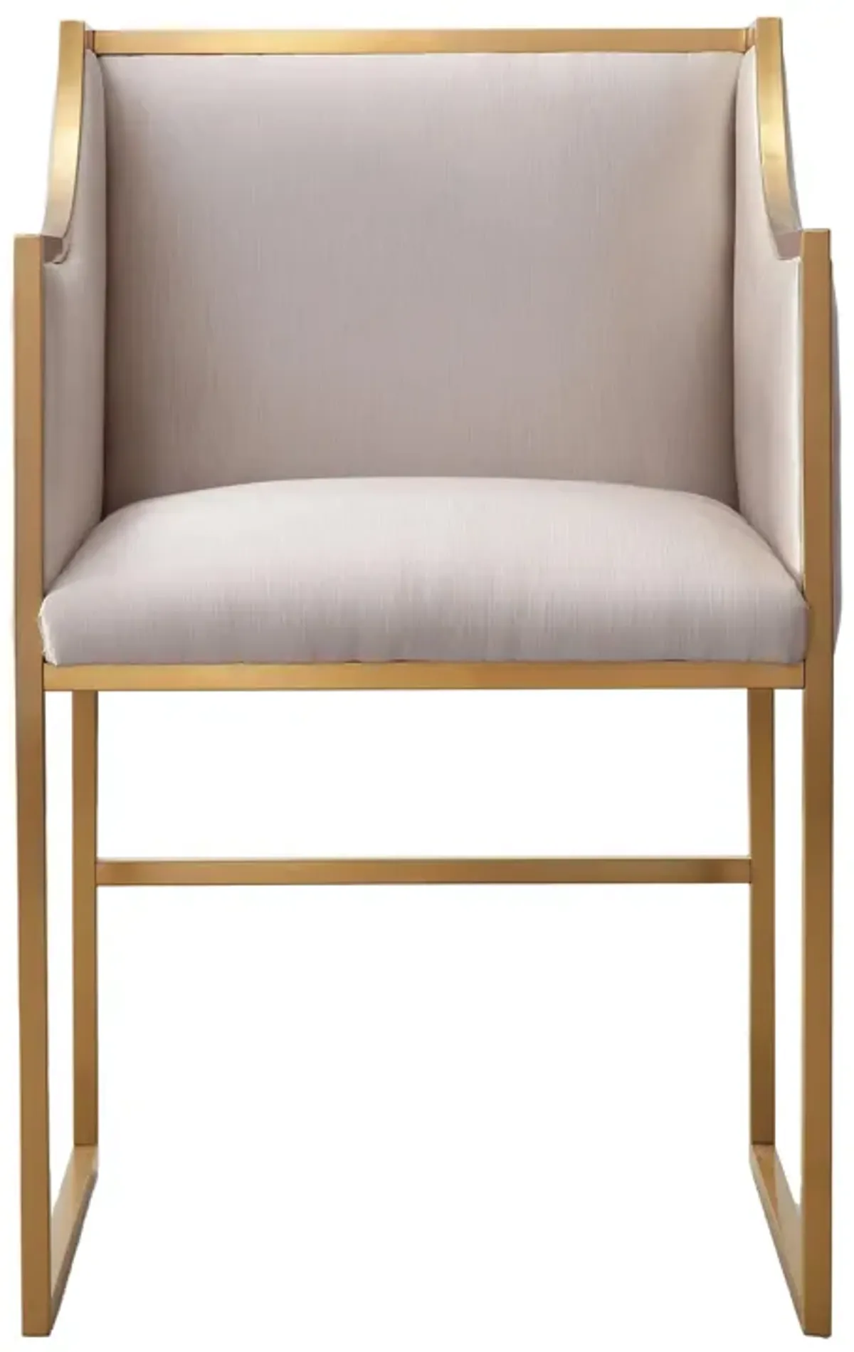 Atara Cream Velvet Gold Chair