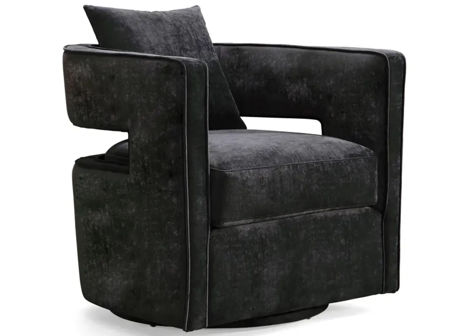 Kennedy Black Swivel Chair