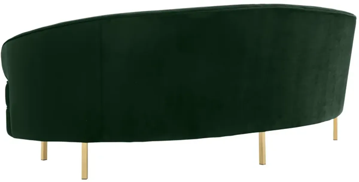 Baila Forest Green Velvet Sofa