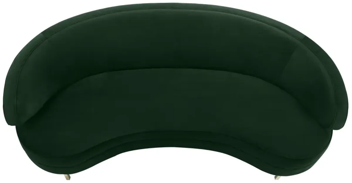 Baila Forest Green Velvet Sofa