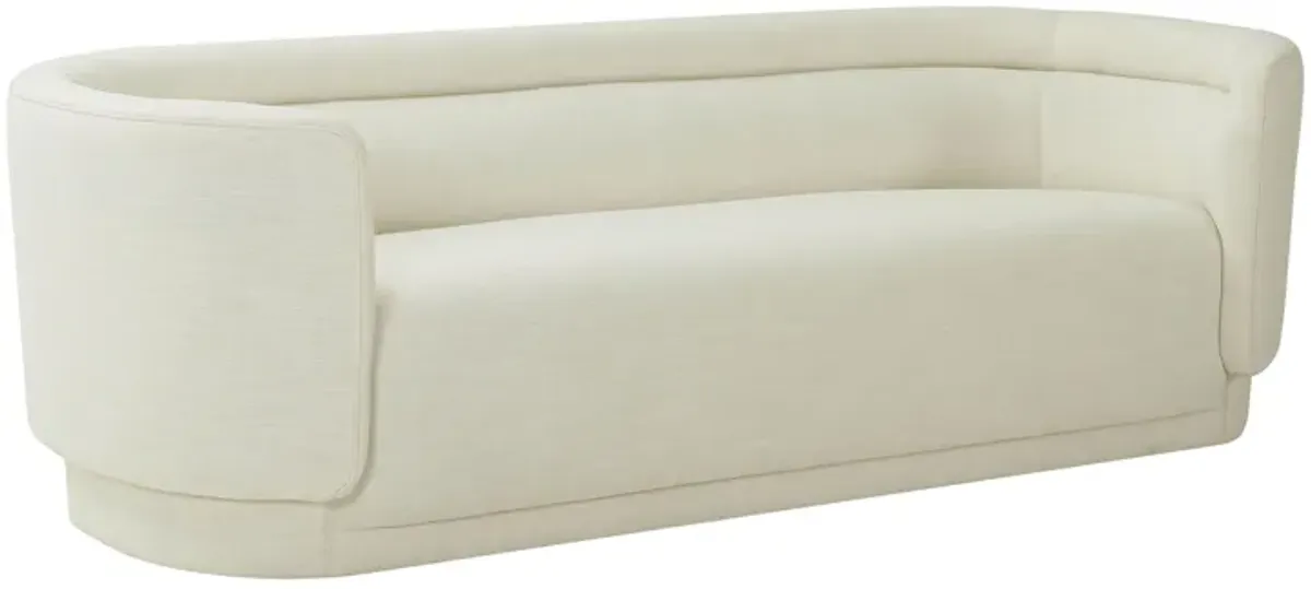 Macie Cream Linen Sofa