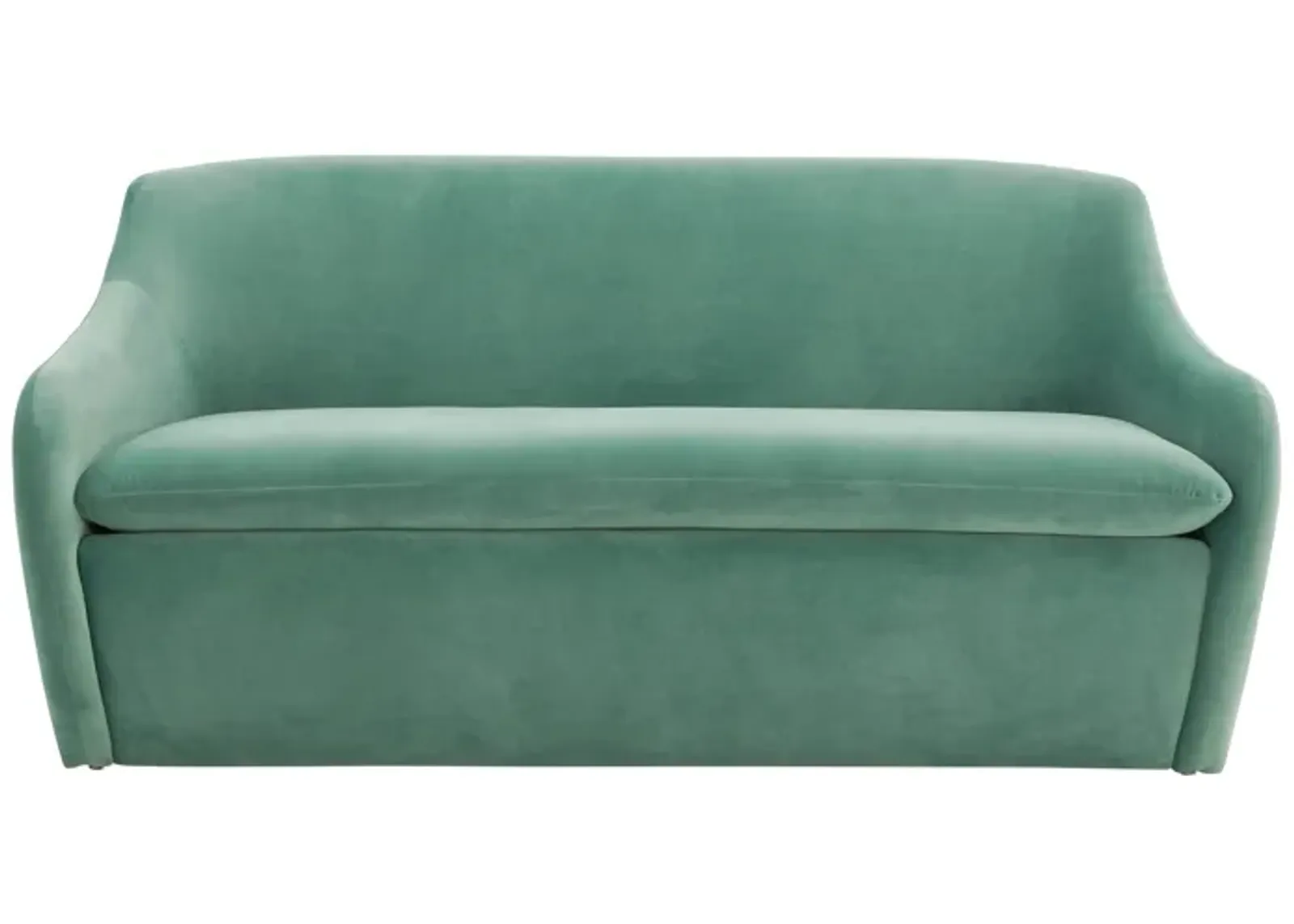 Cellia Frost Blue Velvet Loveseat