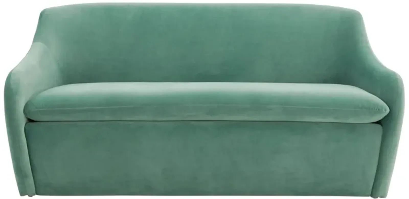 Cellia Frost Blue Velvet Loveseat