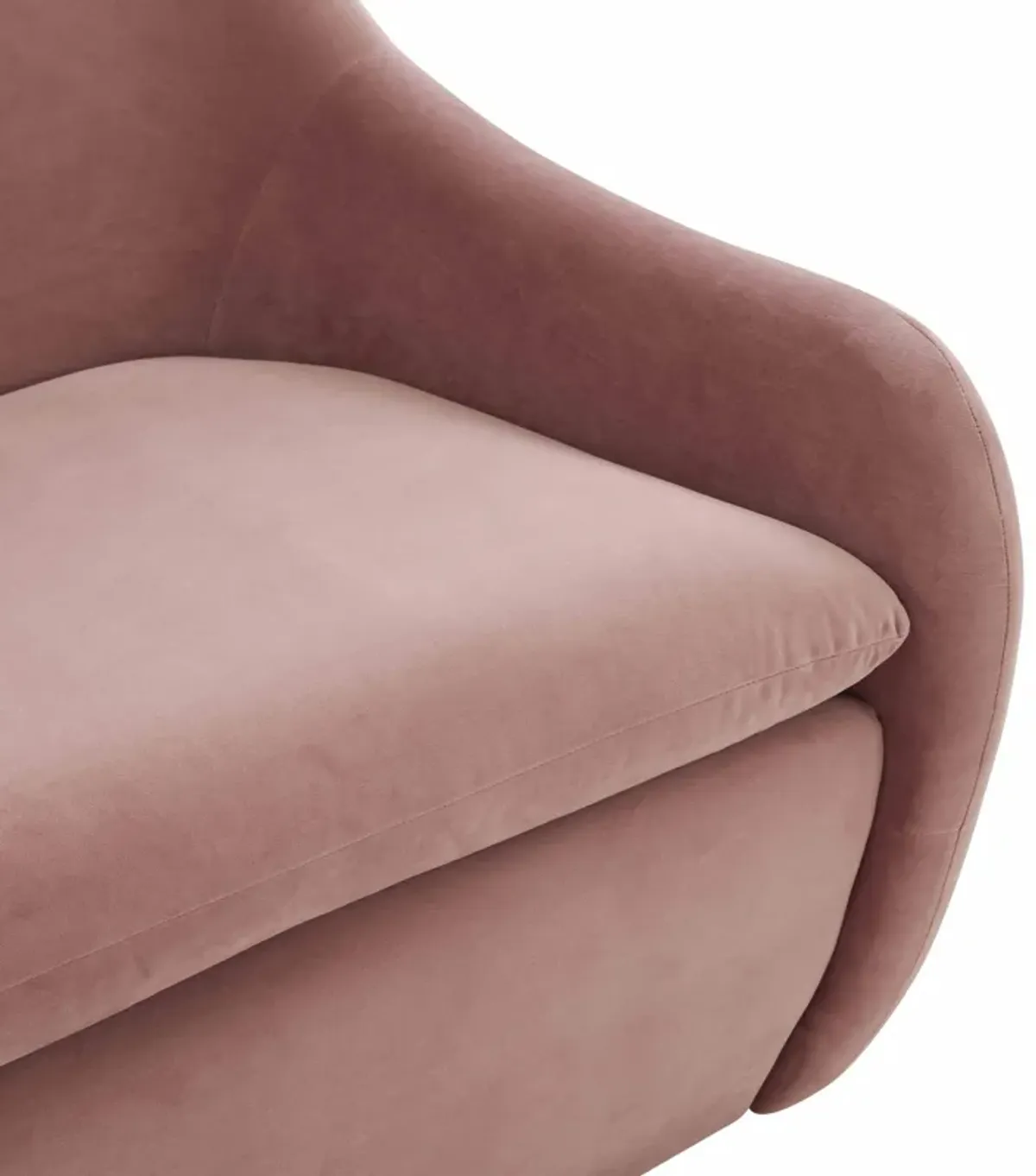 Cellia Mauve Velvet Loveseat