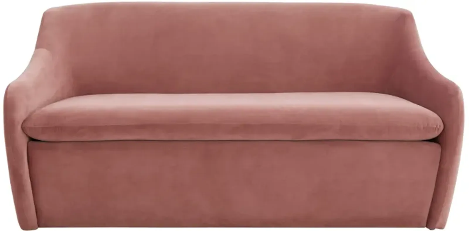 Cellia Mauve Velvet Loveseat