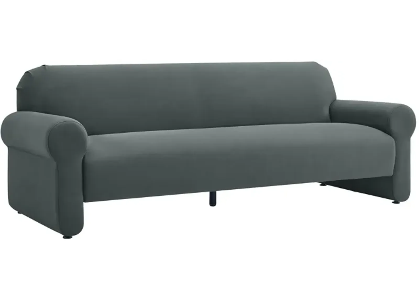 Keelee Grey 84 Inch Velvet Sofa