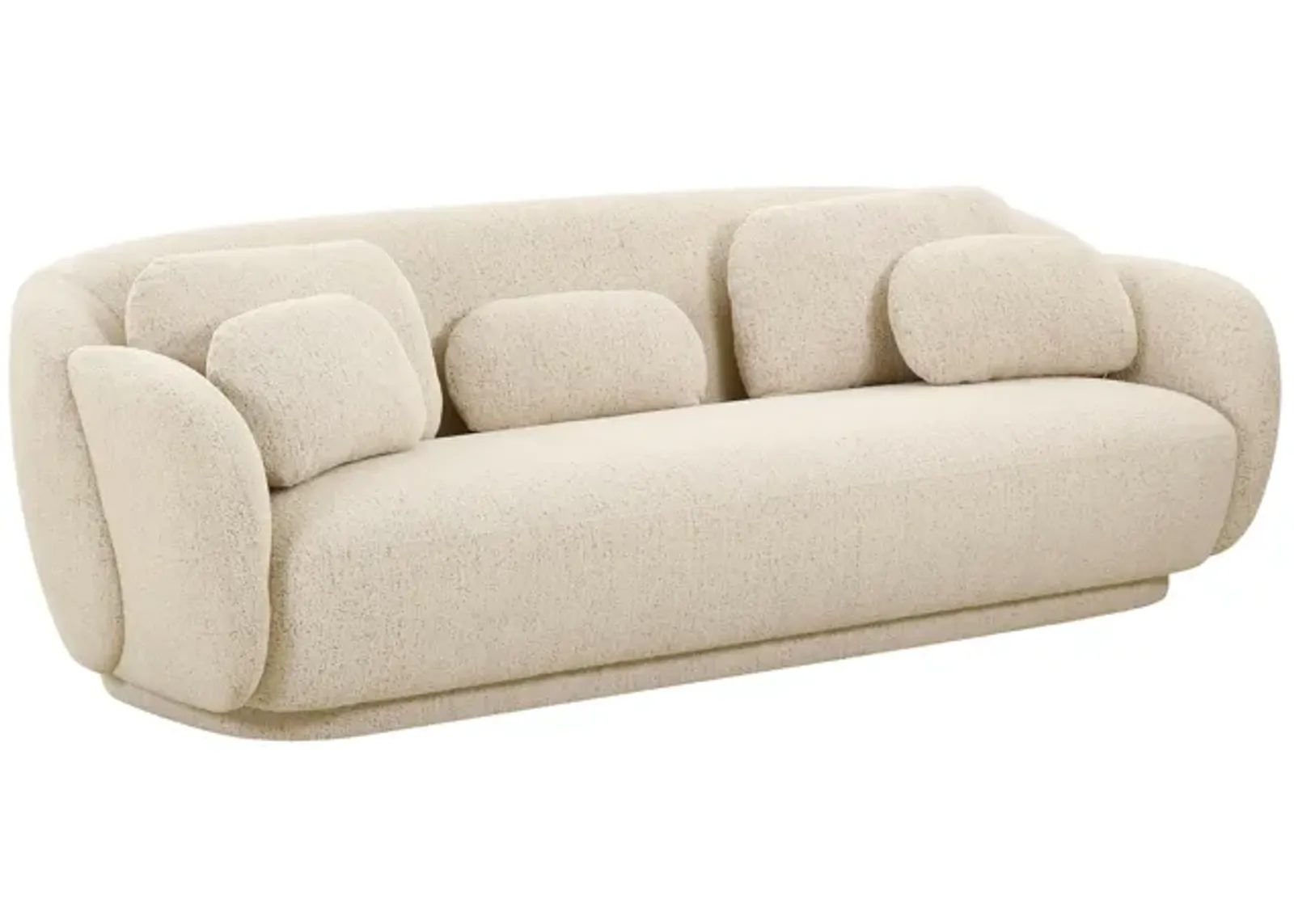 Misty Cream Boucle Sofa