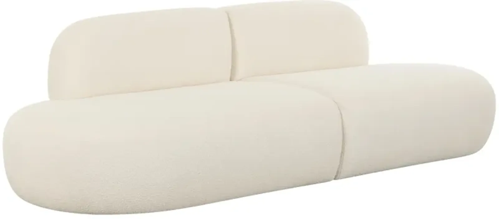 Broohah Cream Boucle Sofa