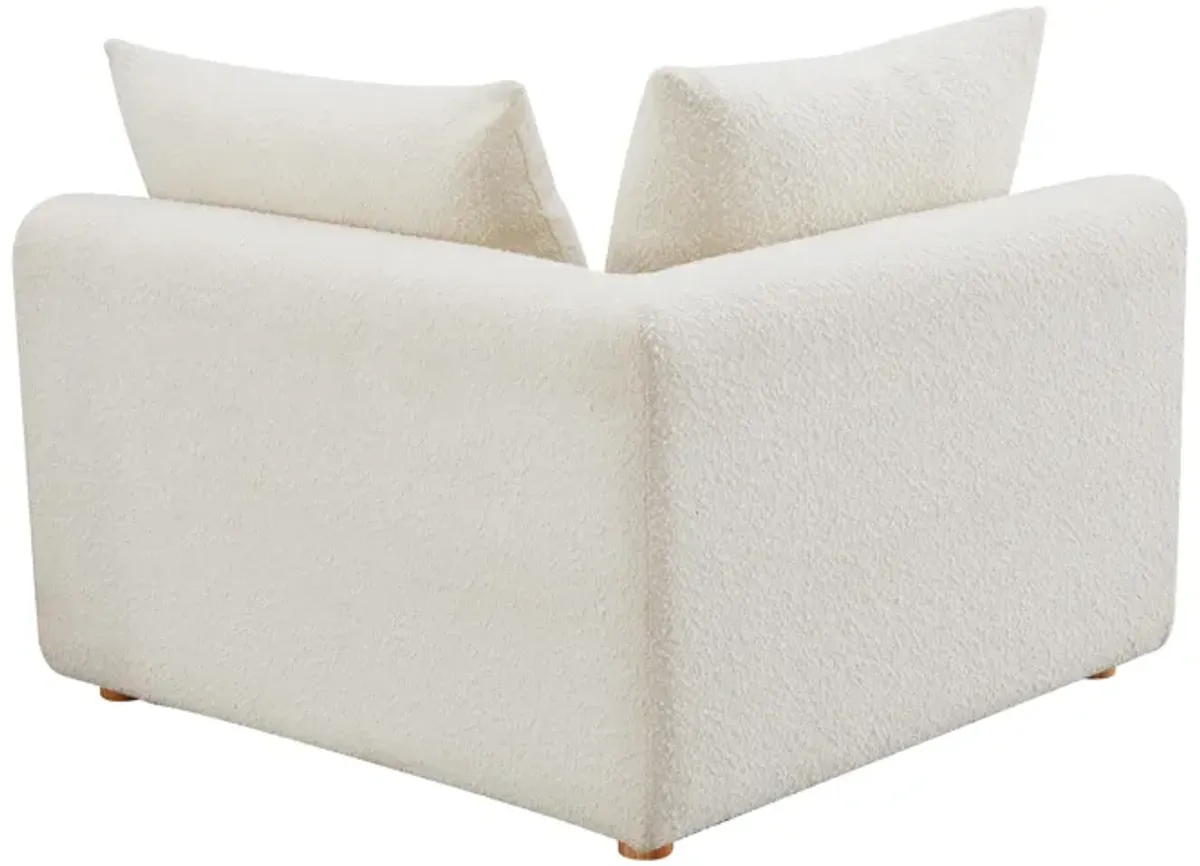 Hangover Cream Boucle Modular Corner Chair