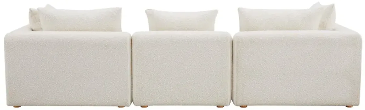 Hangover Cream Boucle Sofa