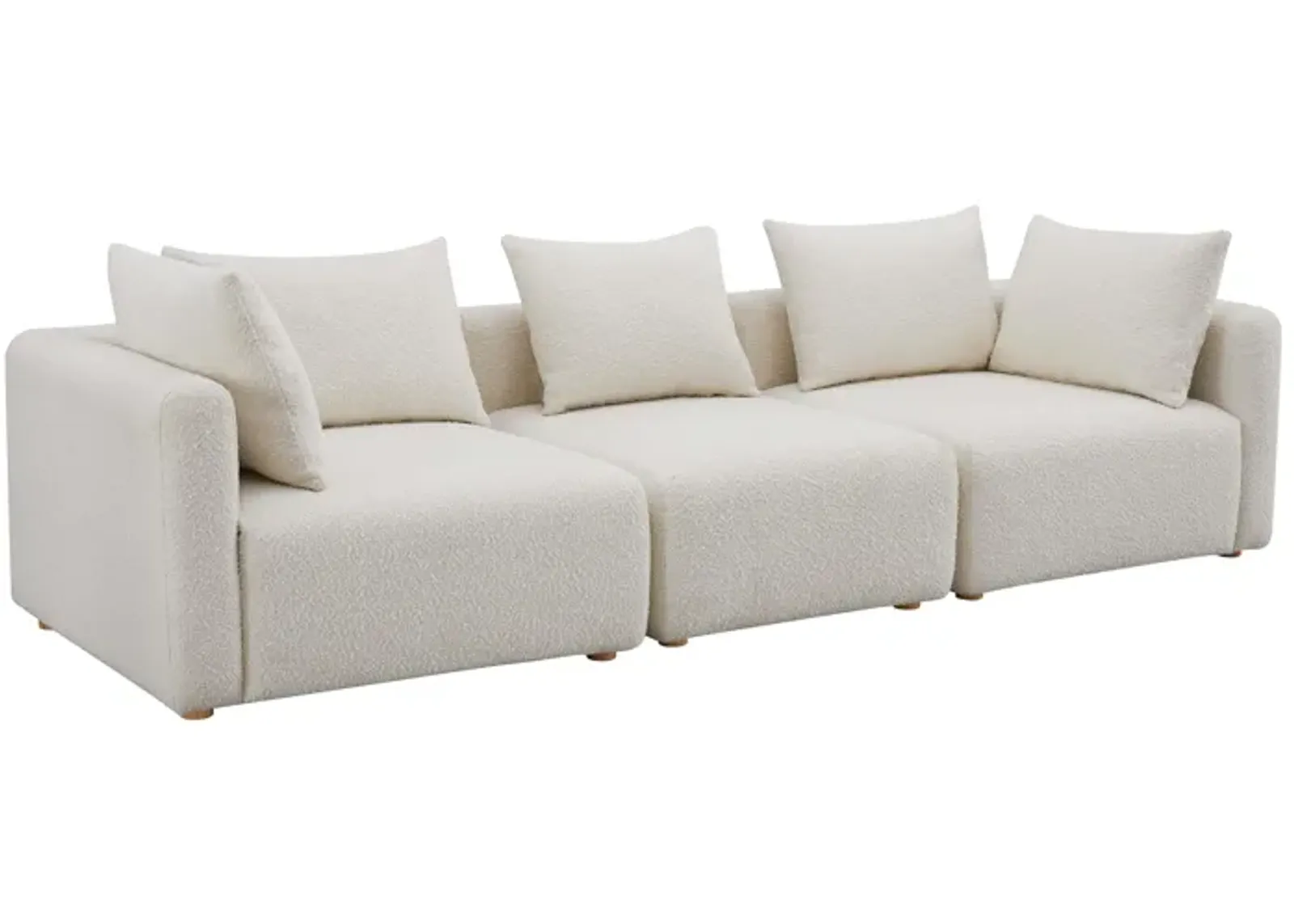 Hangover Cream Boucle Sofa