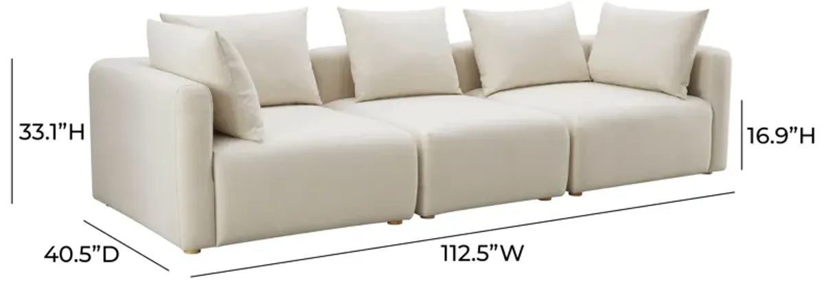 Hangover Cream Performance Linen Sofa