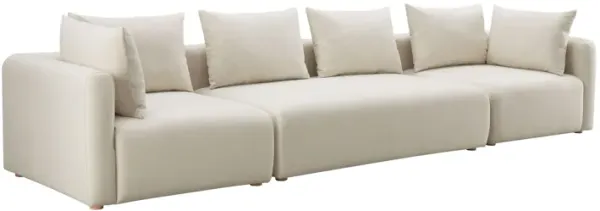 Hangover Cream Performance Linen 145 inch Long Sofa
