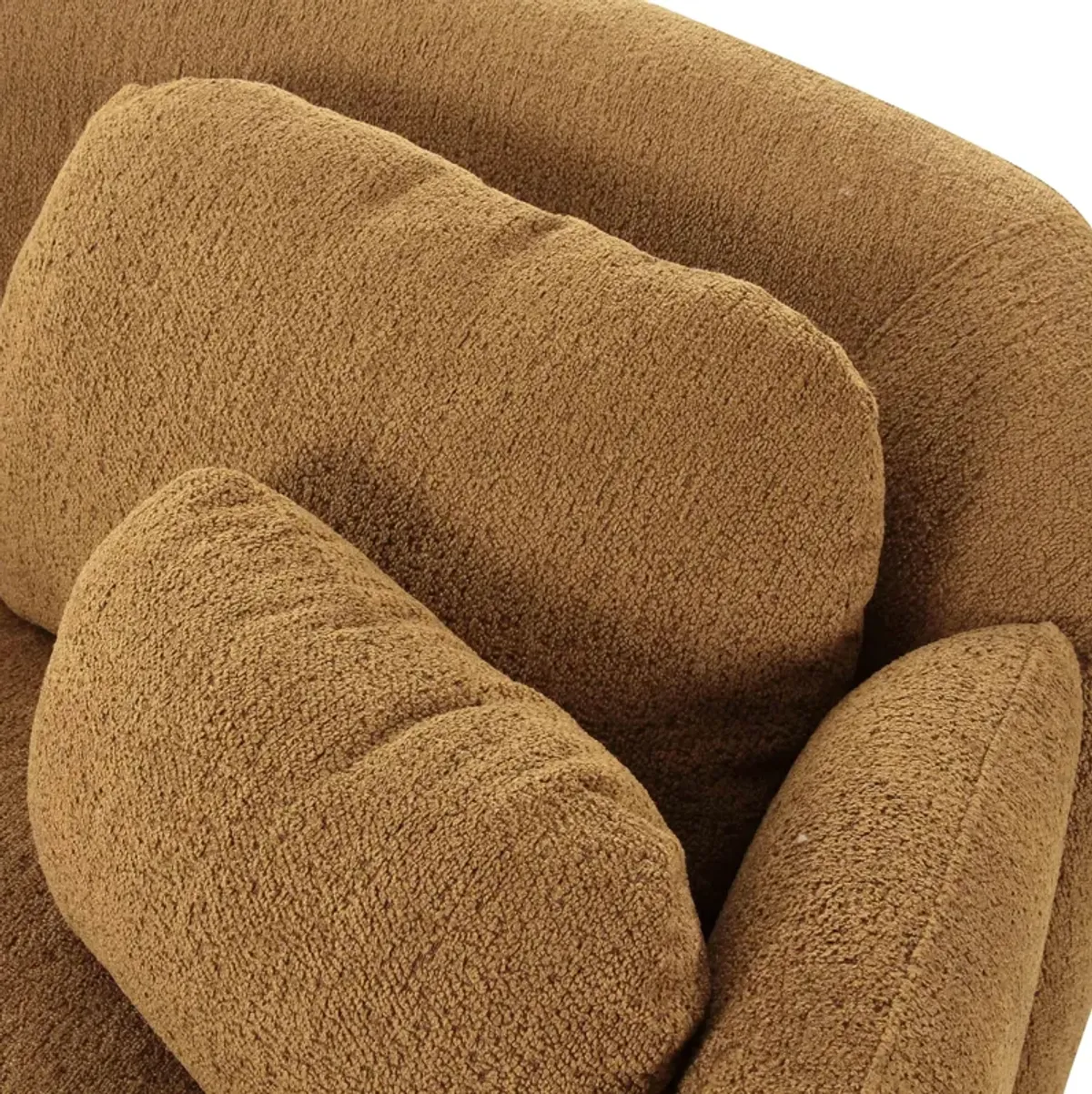 Misty Brown Boucle Sofa