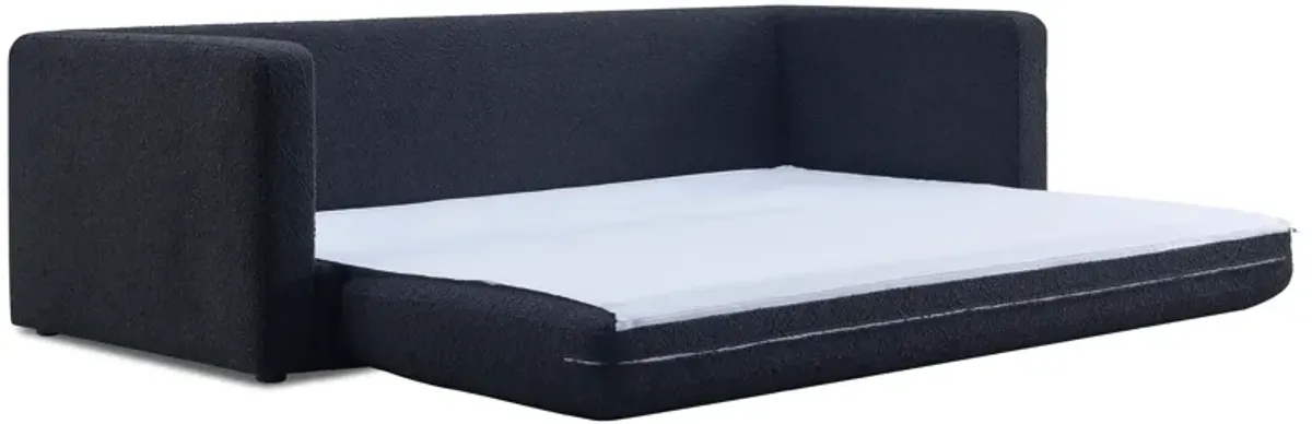 Ryan Black Boucle Sofa Bed