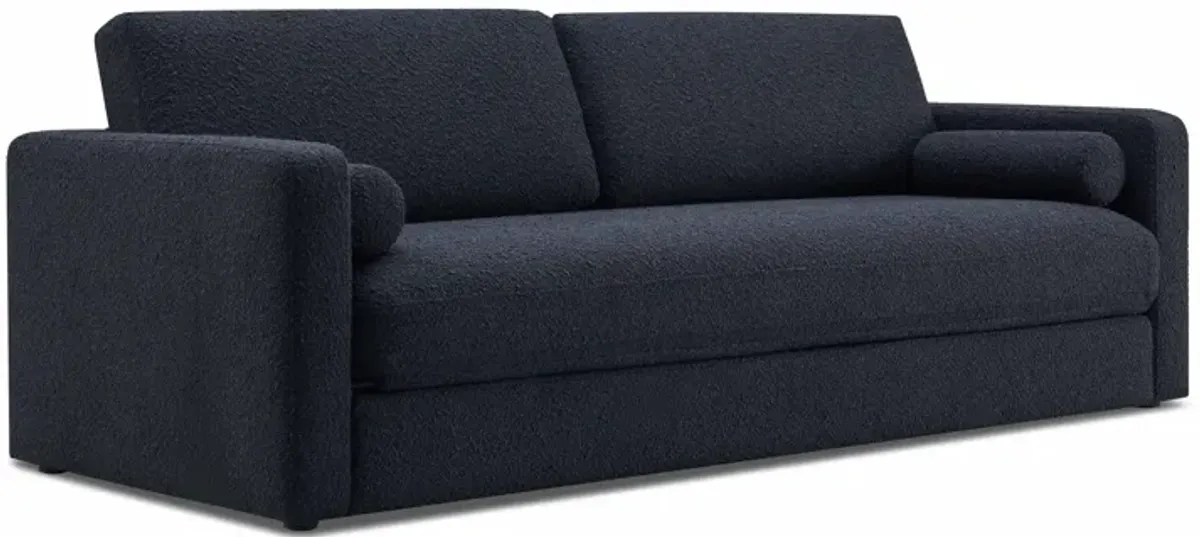 Ryan Black Boucle Sofa Bed