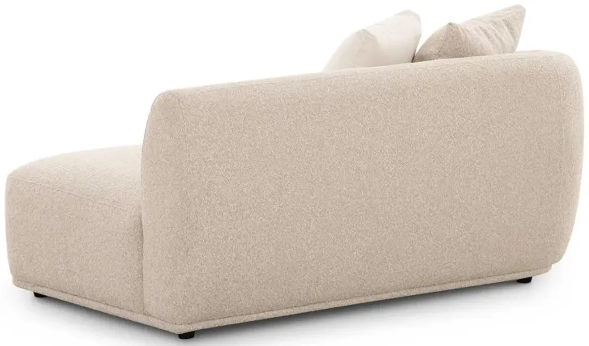 Sylvie Cream Boucle Left Arm 2-Seater Loveseat