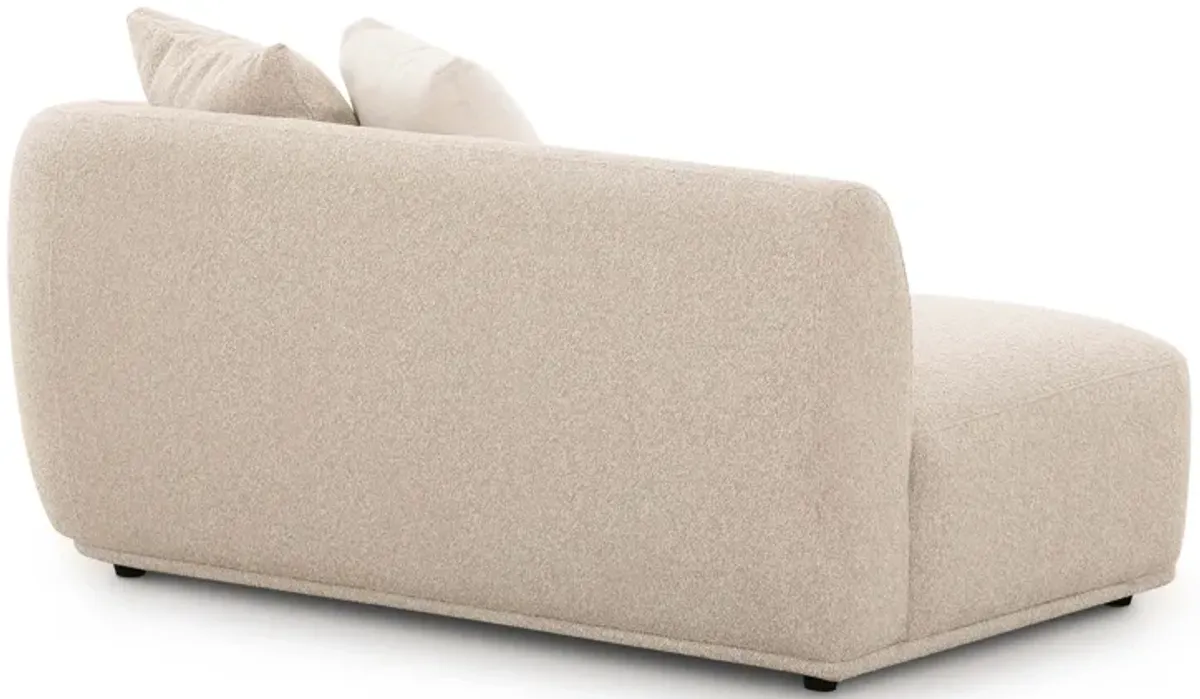 Sylvie Cream Boucle Right Arm 2-Seater Loveseat