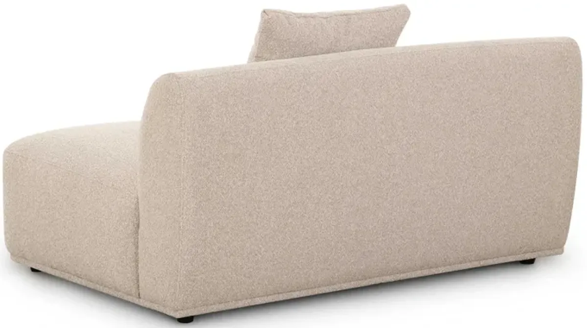 Sylvie Cream Boucle Armless 2-seater
