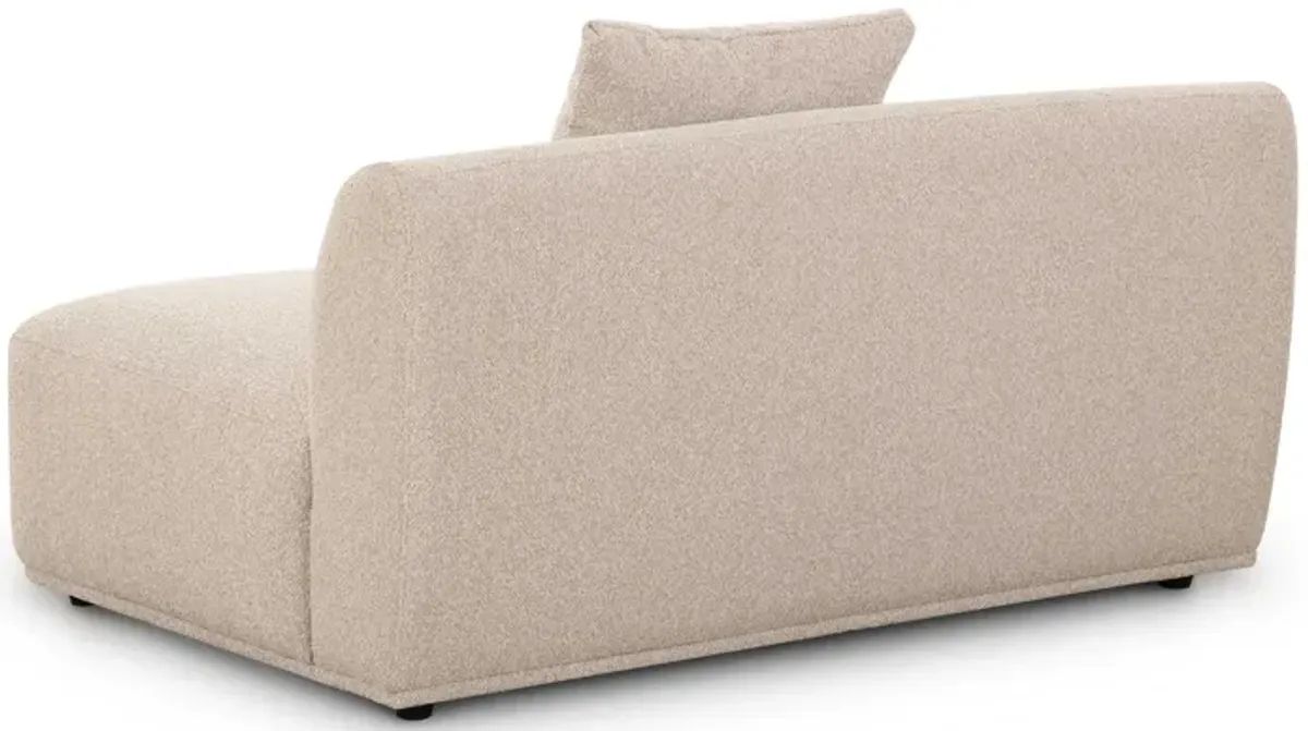 Sylvie Cream Boucle Armless 2-seater