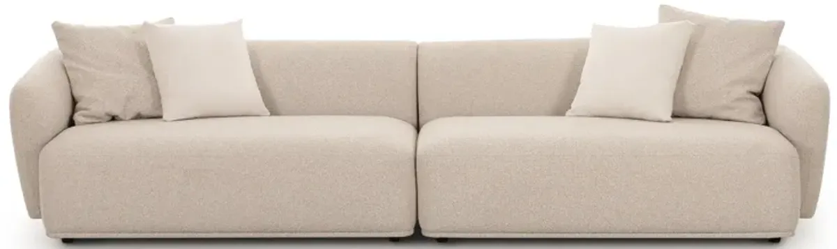 Sylvie Cream Boucle 4-Seater Sofa