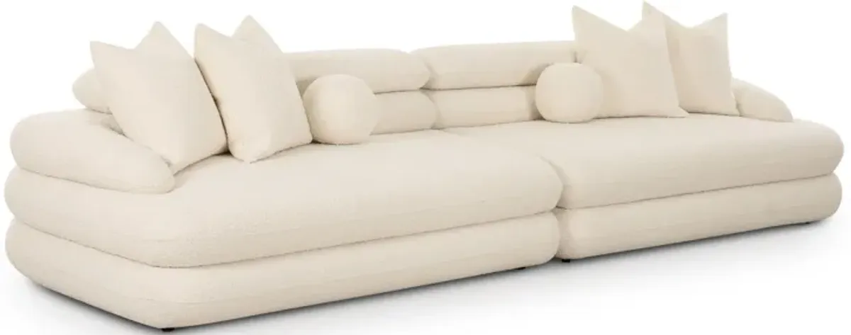 Lulu Cream Boucle Modular Sofa