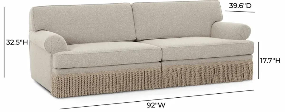 Yvette Cream Boucle Modular Sofa