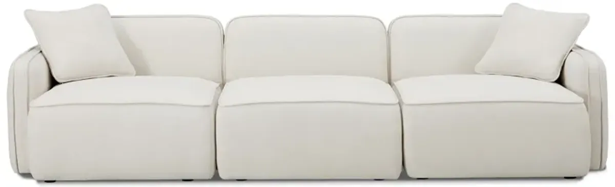 Travie Sand Upcycled Linen Modular Sofa