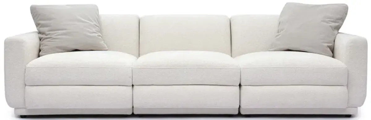 Perry Cream Performance Chenille Modular Sofa