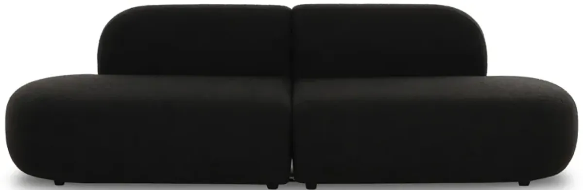 Broohah Black Boucle Sofa