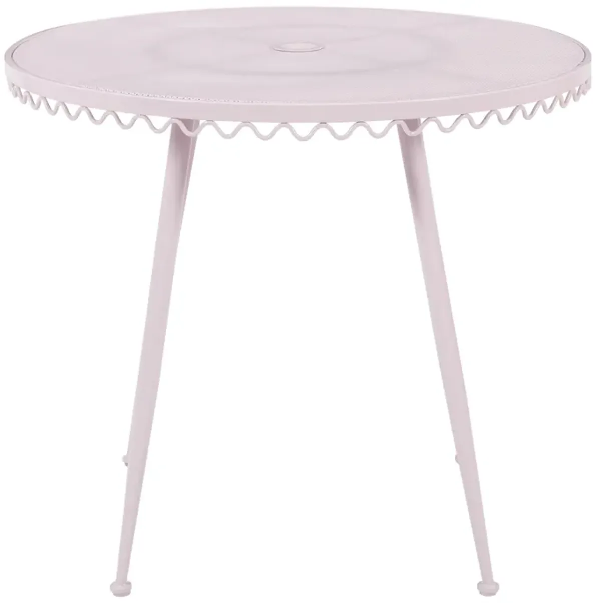 Erica Pink Wrought Iron Outdoor Cafe Table