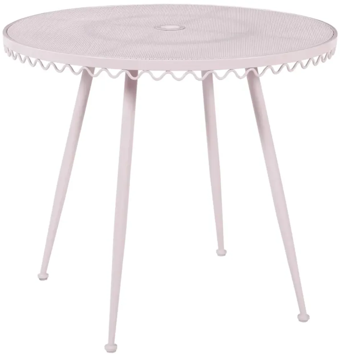 Erica Pink Wrought Iron Outdoor Cafe Table