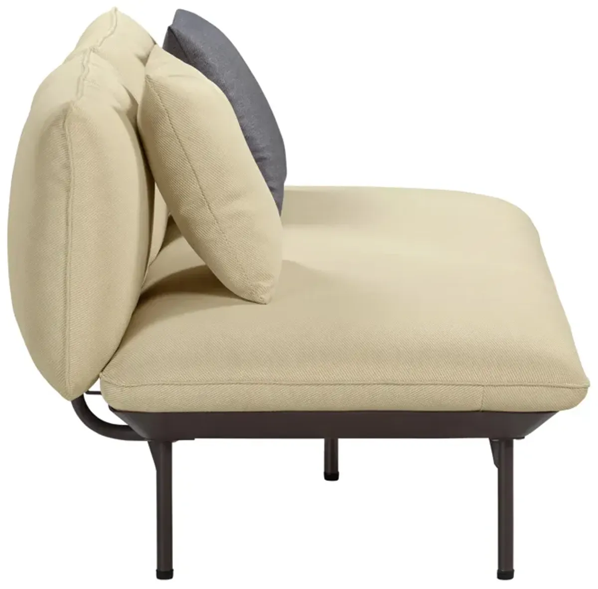 Katti Beige Outdoor Loveseat