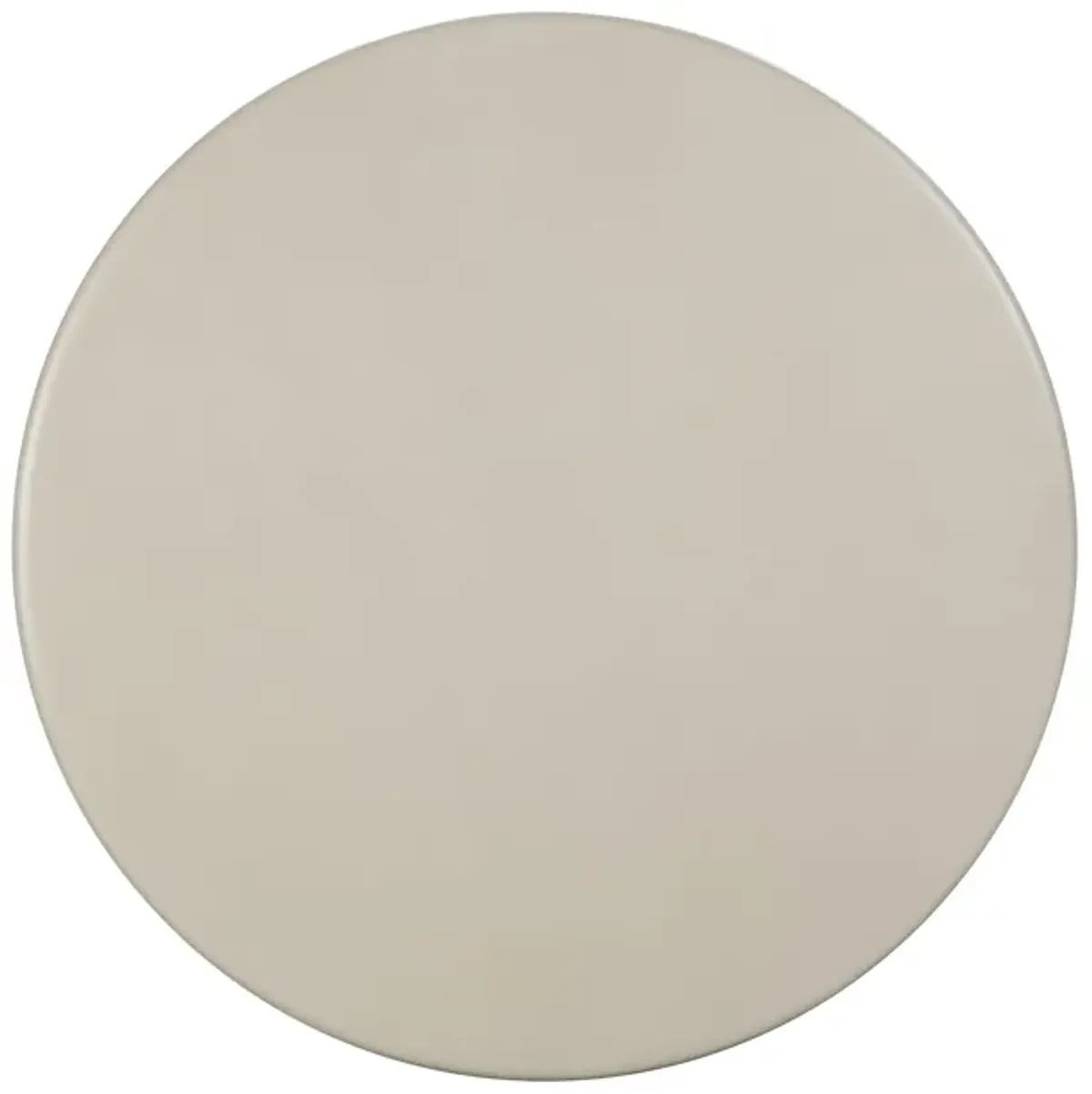 Fern Beige Textured Faux Plaster Concrete Indoor / Outdoor Round Dining Table