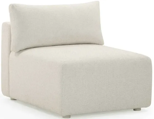 Hangover Cream Modular Outdoor Armless Chair