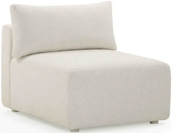 Hangover Cream Modular Outdoor Armless Chair