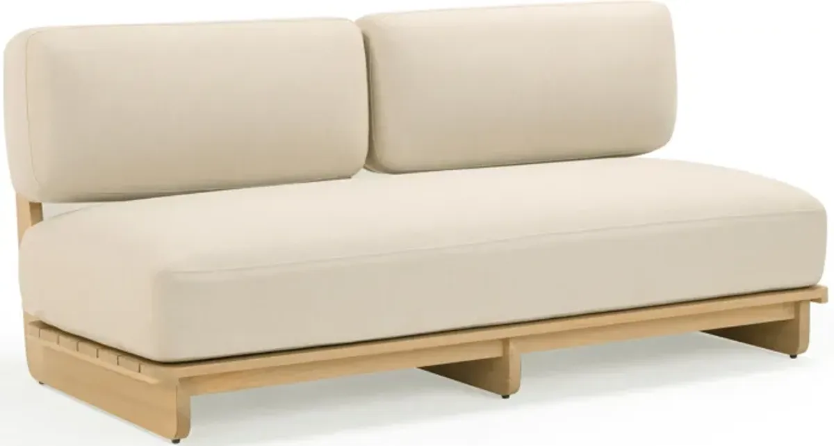 Reavan Cream Outdoor Lounge Sofa