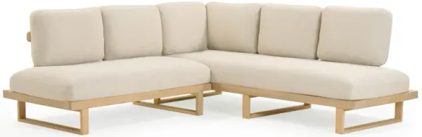 Evan Cream Outdoor L-Sectional