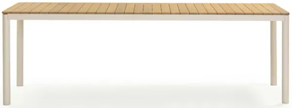 Sardinia Light Teak Outdoor Dining Table