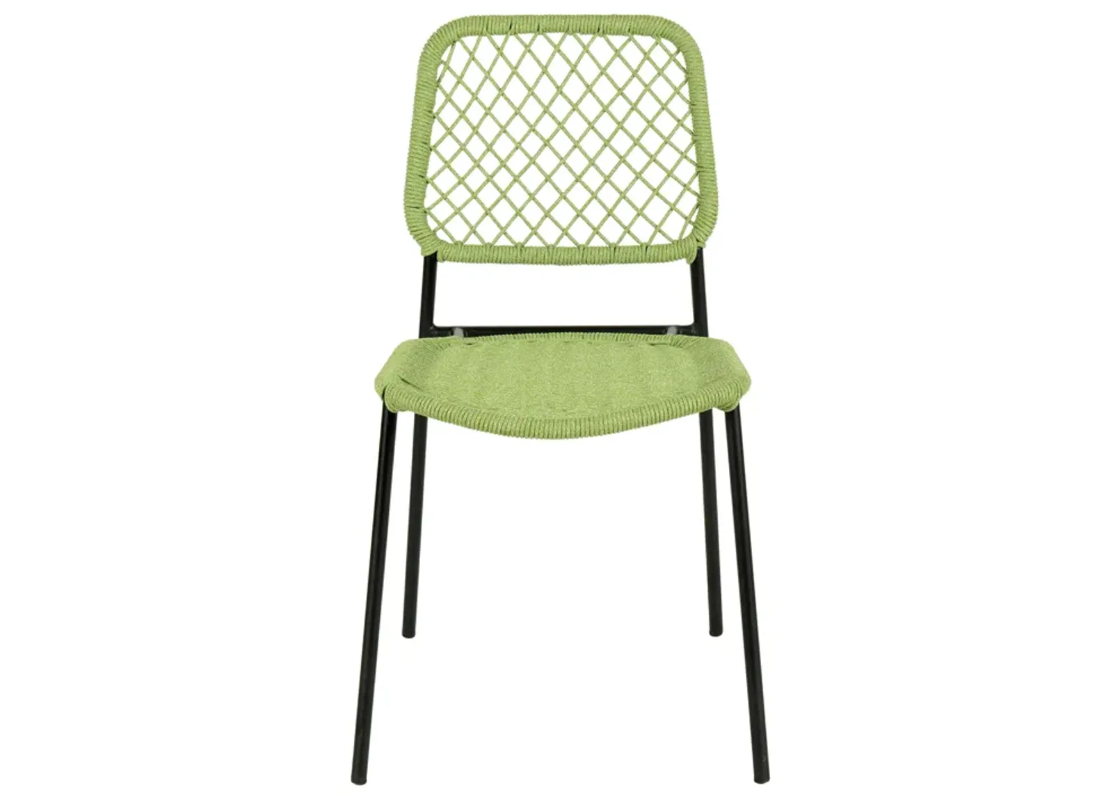 Lucy Green Dyed Cord Outdoor Dining Chair