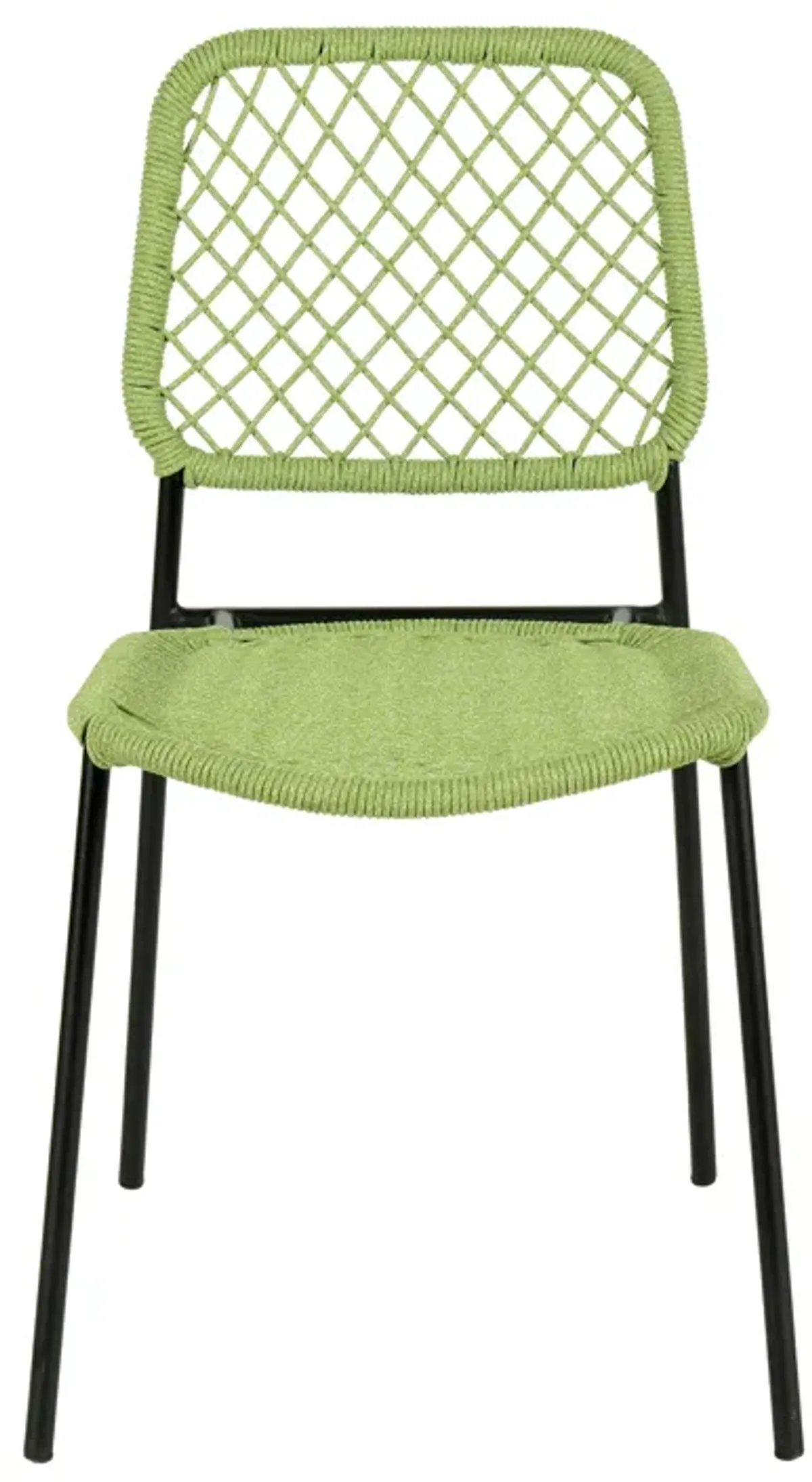 Lucy Green Dyed Cord Outdoor Dining Chair